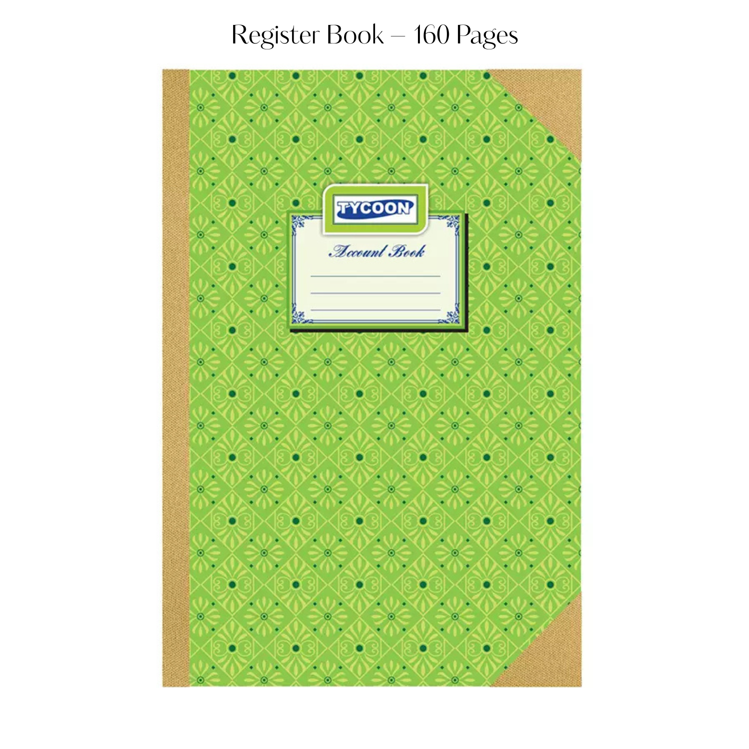 Register Book – 160 Pages, Ruled, Hardbound Cover